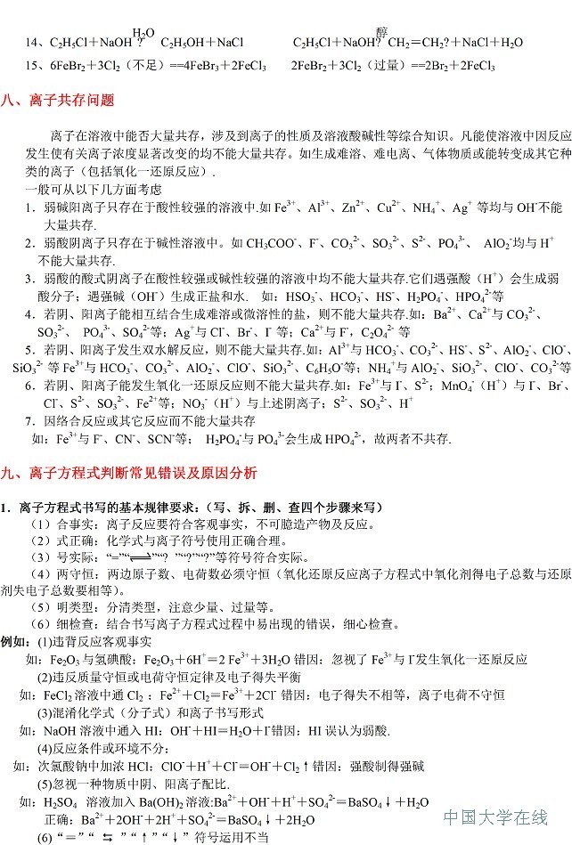 高考<a href='/Gaokao/Professional/Details/070301'>化学</a>知识点大全 教你轻松得高分