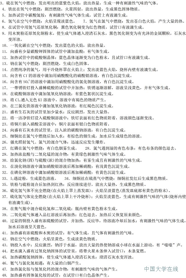 高考<a href='/Gaokao/Professional/Details/070301'>化学</a>知识点大全 教你轻松得高分