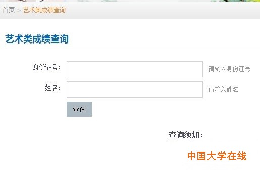 查询须知：