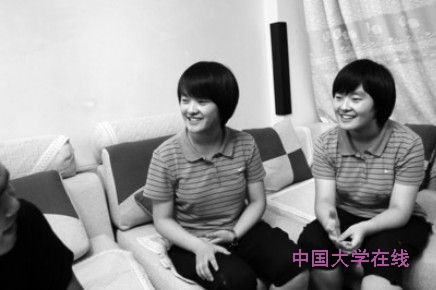 辽宁高分双胞胎姐妹花郭世琪、郭世玉