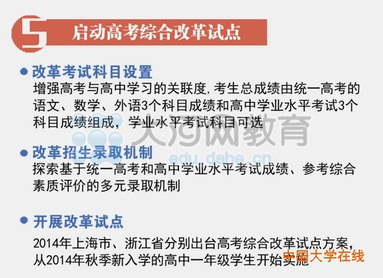 全面解析高考改革方案：不分文理科取消艺体特长生加分
