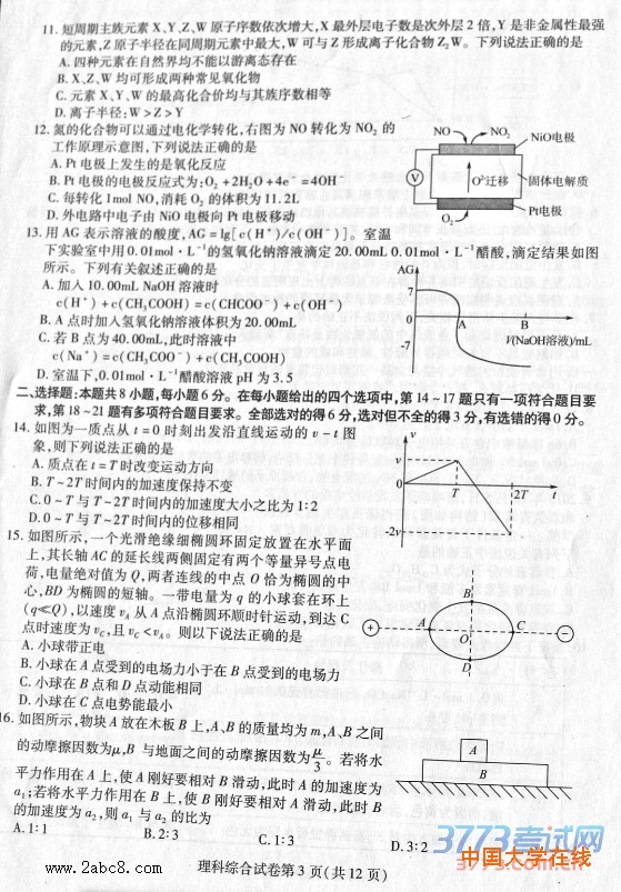 1457062604913672.jpg 东北三省三校2016年高三第一次联合模拟考试理综试题及答案 图片