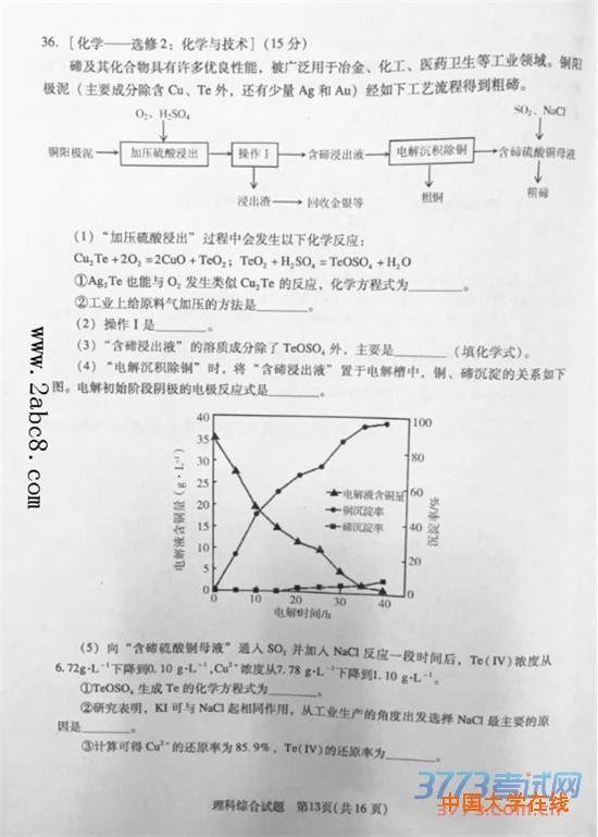 2016广州一模理综答案2016年广州市普通高中毕业班综合测试一理综试题答案