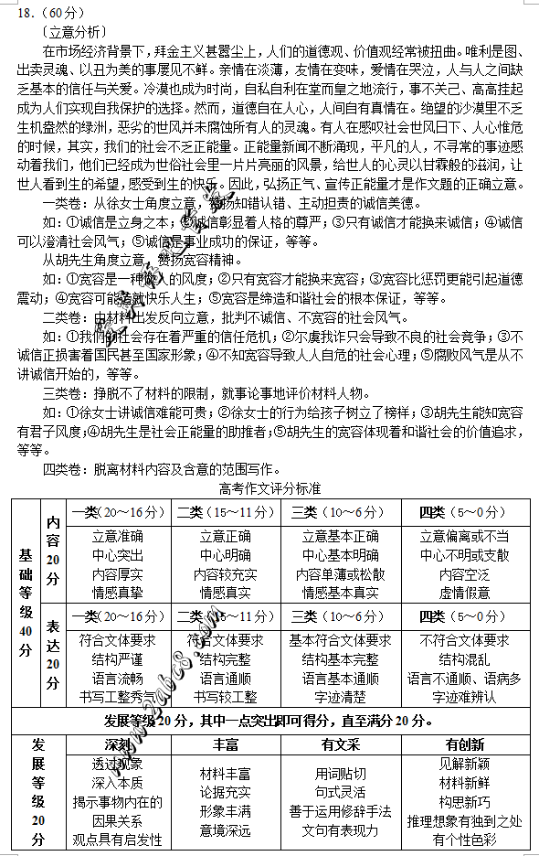 2016安庆二模语文答案2016年安庆市高三模拟考试二模语文试题答案