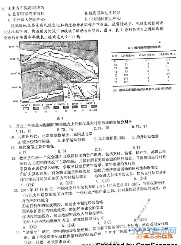 1458963721352701.jpg 2016安庆二模文综答案2016年安庆市高三模拟考试二模文综试题答案
