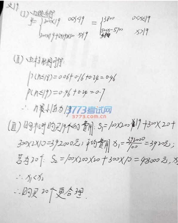 2016年新课标1数学文科高考试题及答案（图片）