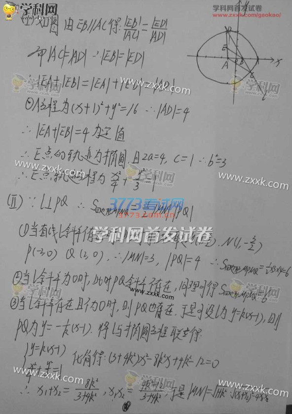2016年新课标1数学理科高考试题及答案（图片）
