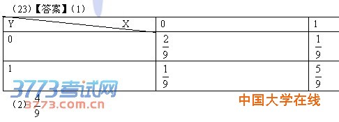 2014年考研数学三真题答案